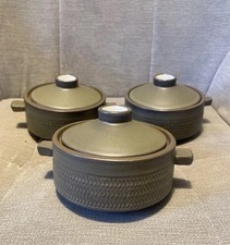 3x Denby Chevron 1960s Vintage