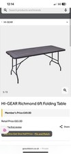 HI-GEAR Richmond 6ft Folding Table 