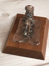 Native American Indian Brave On Horse Statue ( Read Description )