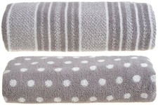 Spot & Stripe Towels 100%