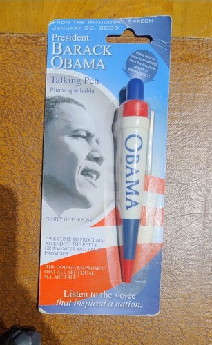 Barack obama talking - talking, pen