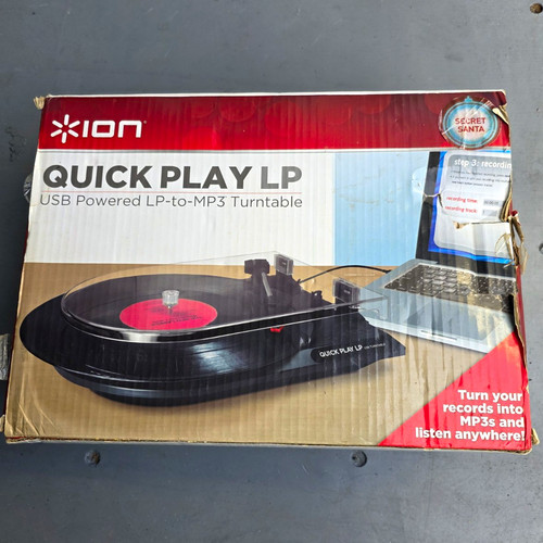 Ion quick play black usb - ion, lp