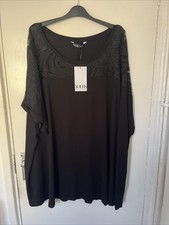 NWT Yours Clothing Black Lace