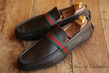 Gucci Brown Leather Driving