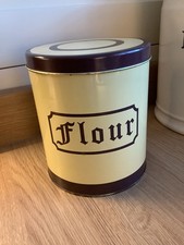 Vintage Regency Ware Flour Storage Tin. 1960s.