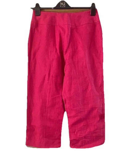 Kaliko cropped pink linen - kaliko,