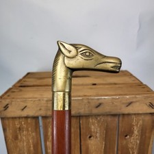 Vintage Brass Horse Head