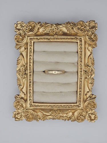 Yellow gold band - gold, n
