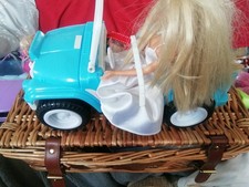 BARBIE jeep in good used