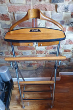 Vintage 1950s chrome wood - &,