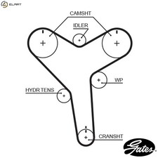 TIMING BELT T257 FOR LEXUS