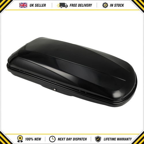 Black roof box 320l large - box,