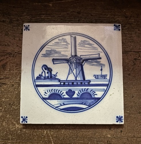 Delft delftware tile - delft,