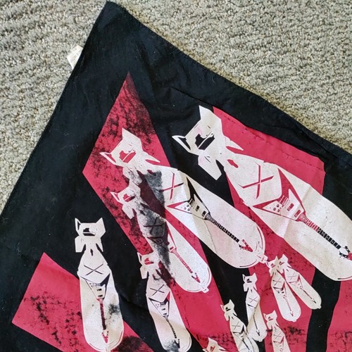 Xpoz bandana square black - bandana, red