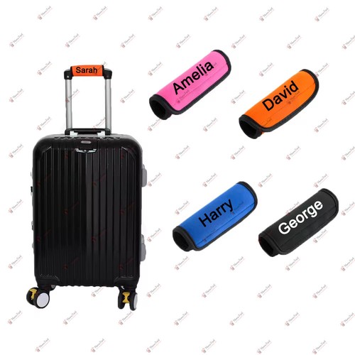 Personalised luggage handle - personalised,