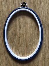 5.5” x 7.5” Petrol Blue Oval Flexi Hoop