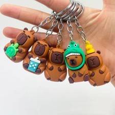 Cute Capybara Keychain Cartoon