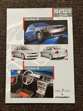 IRMSCHER OPEL ASTRA / VECTRA / ZAFIRA / FRONTERA BROCHURE 1999 - RARE
