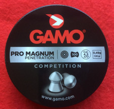GAMO PRO MAGNUM PENETRATION .177 4.5mm Air Rifle / Pistol Pellets. Tin of 500.