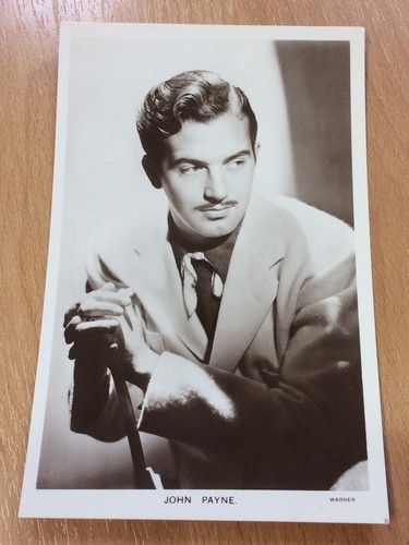 Vintage john payne postcard - vintage,