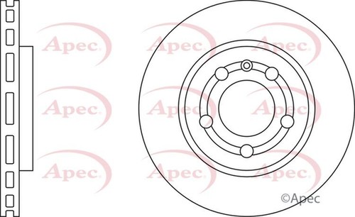 Apec brake disc - rear, single