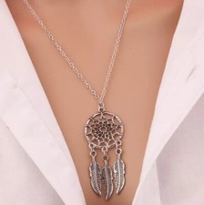 Dream Catcher Necklace Silver Style Pocahontas Princess Wish Catcher Pendant