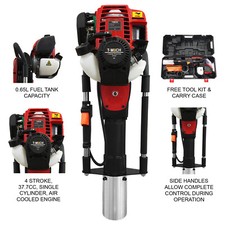 Post Driver Petrol Fence