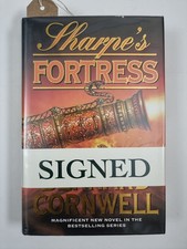 Sharpe’s Fortress by Bernard Cornwell Hardback Book 1999 First Edition & Signed
