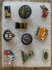 Job Lot Enamel Badges Vintage