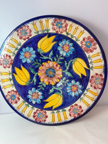 Large mediterranean wall plate - large,