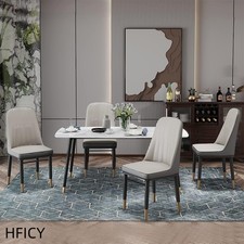 2/4/6X Faux Leather Dining