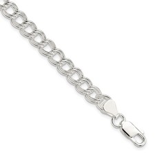 Sterling Silver 7mm Double
