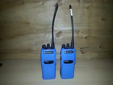 MOTOROLA GP340 EX perfect WORKING UHF 11.1wh li ion battery TESTED paired SYNCED