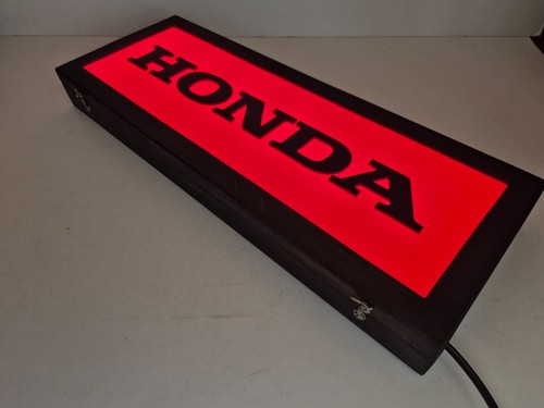 Vintage illuminated honda - vintage,