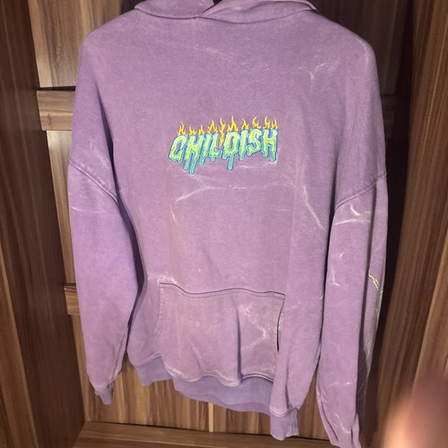 Childish hoodie purple green - purple,
