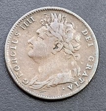 1825 George IV Farthing Coin