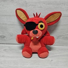 Five Nights At Freddies Foxy The Pirate Red Plush 9" Tall FNAF Gaming Soft Toy