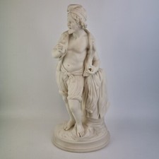 Large Antique Parian Ware