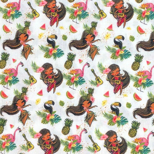 100 cotton fabric tropical - fabric,