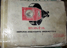 Honda CB750/CB750F1  Service And Parts Promotion Manual Parts List