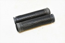 RALEIGH MTRAX BIKE MTB HANDLEBAR OPEN END GRIPS GREY BLACK 130mm DUAL DENSITY