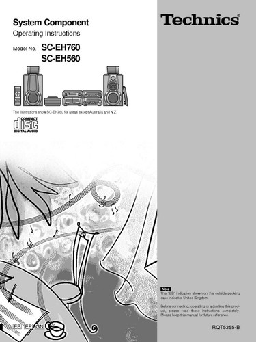 Technics eh560 - technics, sc-eh560