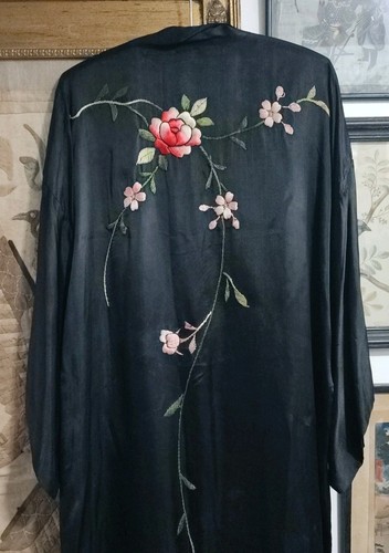 Vintage 1920s chinese silk - vintage,
