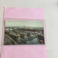 Old Postcard Harland & Wolff, Belfast 