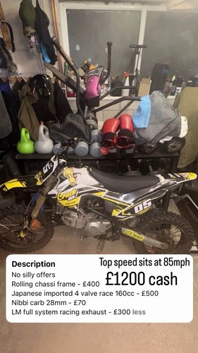 Pitbike 160cc 4stroke