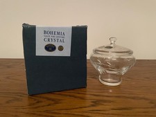 Vintage Bohemia Crystal Lidded