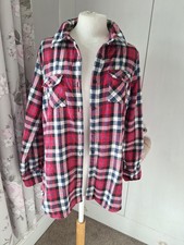  ladies white and blue shirt size 10/12