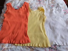 Pack of 3 Vest Tops Size 16 M
