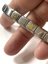 vintage bracelet silvertone