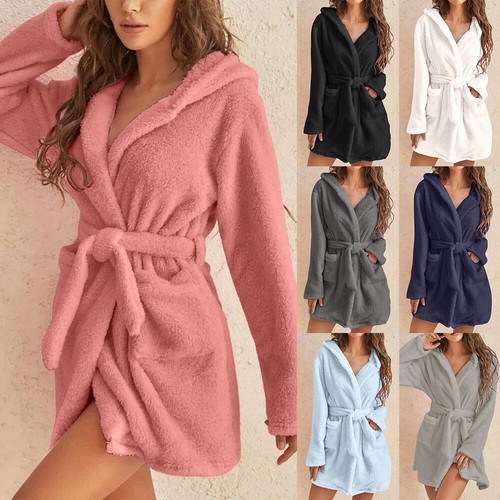 Ladies dressing gown soft - dressing,
